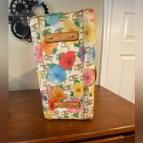 Vintage Dooney and Bourke Hibiscus Shoulder Bag & Wallet Set - Picture 11 of 15